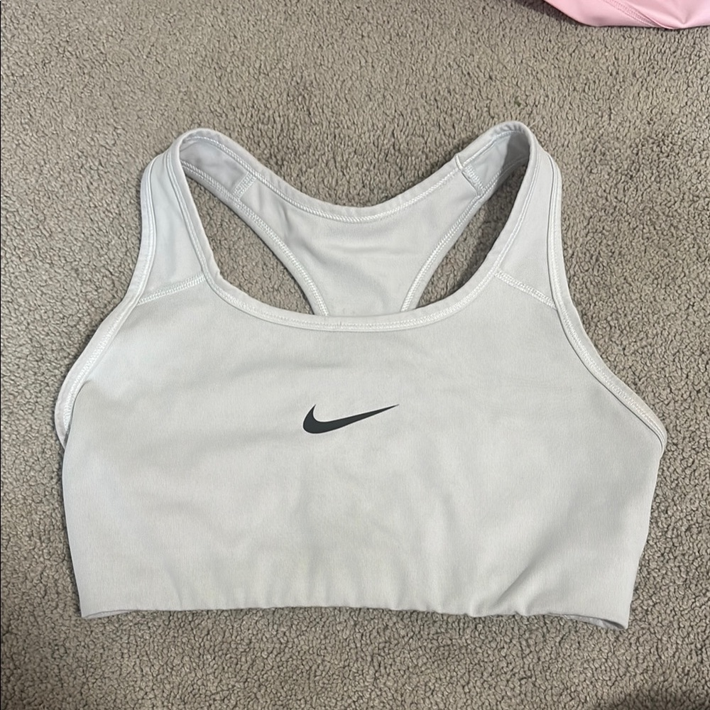 Nike Light Gray Sports Bra